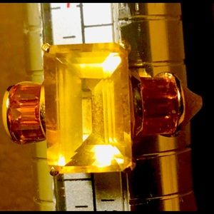 14k Vintage Citrine Ring